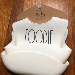 Rae Dunn — set the silicone bibs